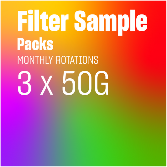 Filter Sample Packs (3x 50g Packs)